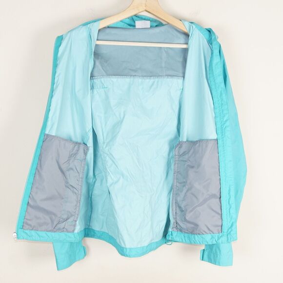 Columbia Switchback III Green Blue Full Zip Jacket Womens Sz S - Picture 3 of 9